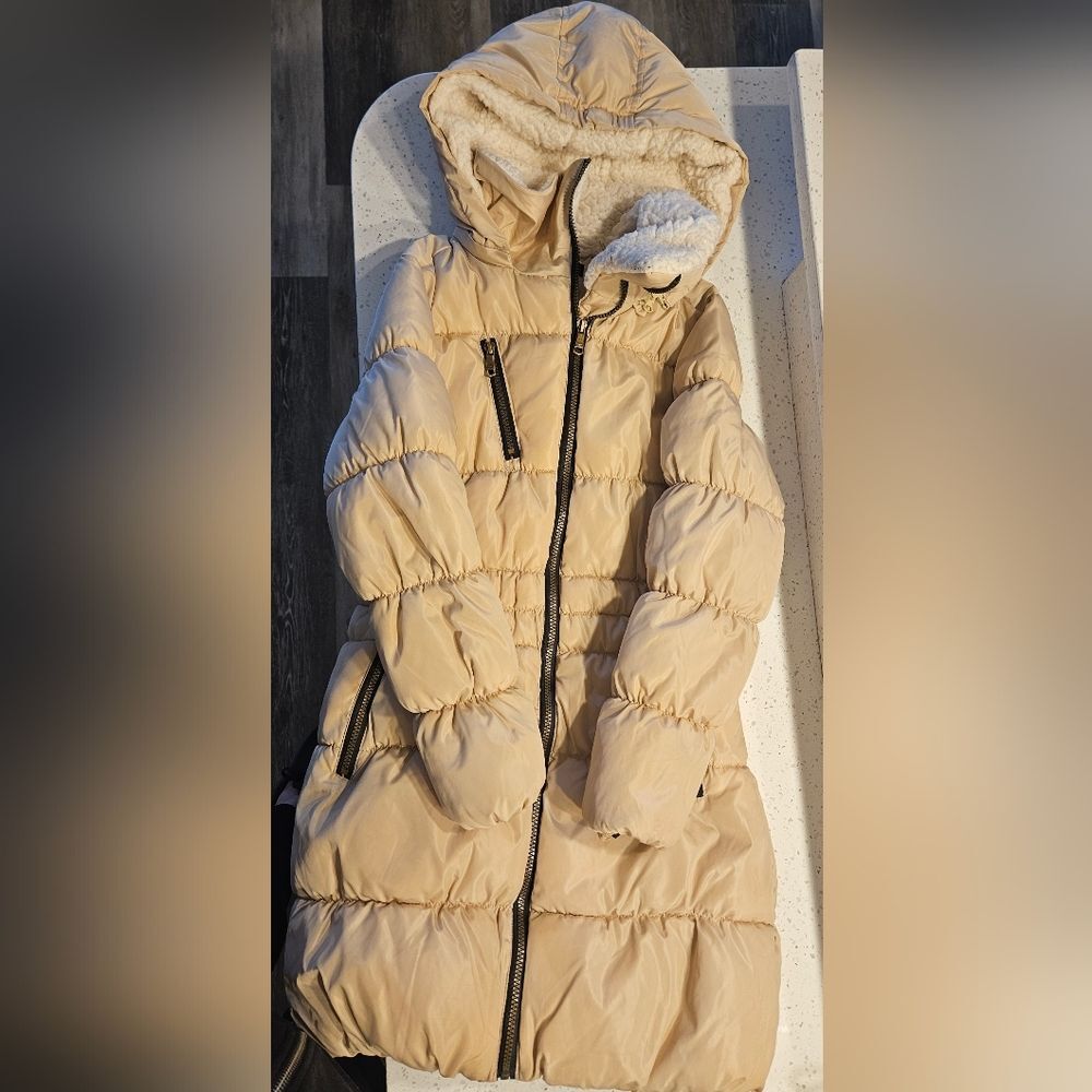 Steve Madden Youth Girls 14/16 long puffer coat